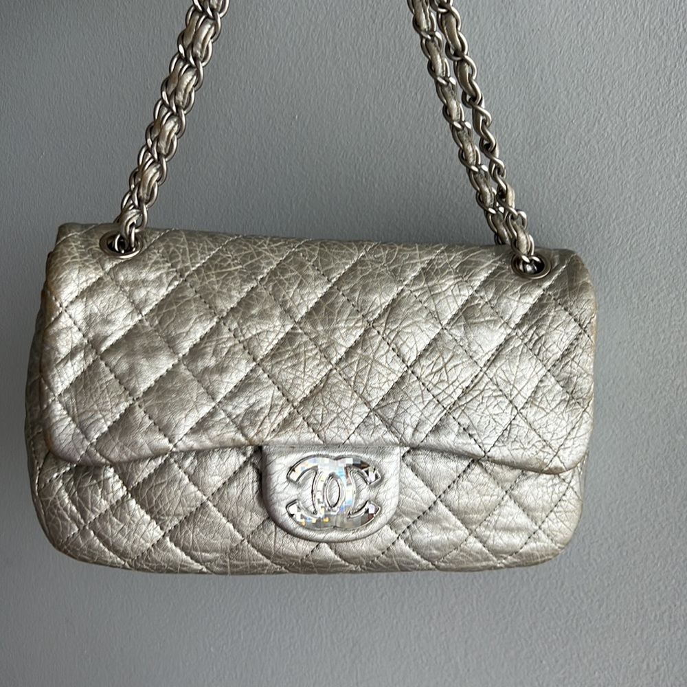 Limited edition Chanel icy flap bag authentic